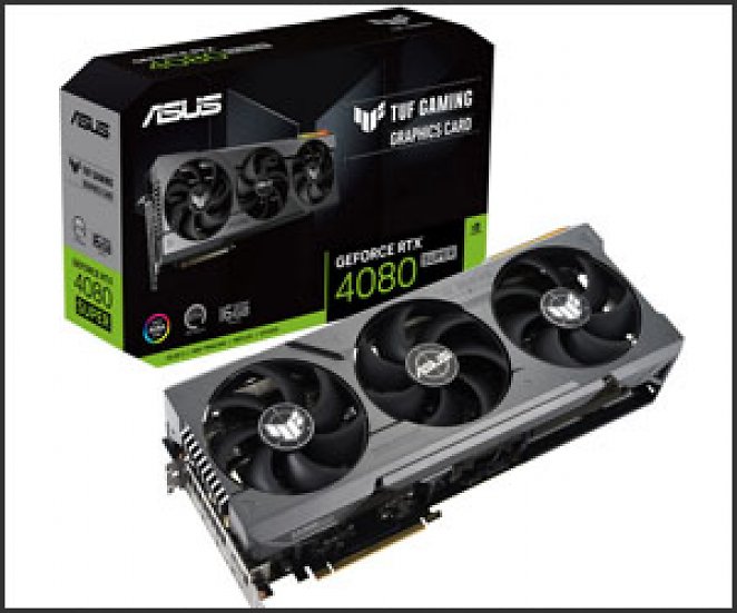 Asus GeForce RTX 4080 Super TUF 16G, 16384 MB GDDR6X