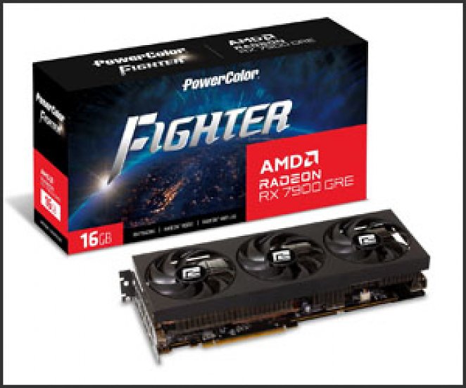 16GB PowerColor Radeon RX 7900 GRE Fighter OC Aktiv PCIe 4.0 x16 (Retail)