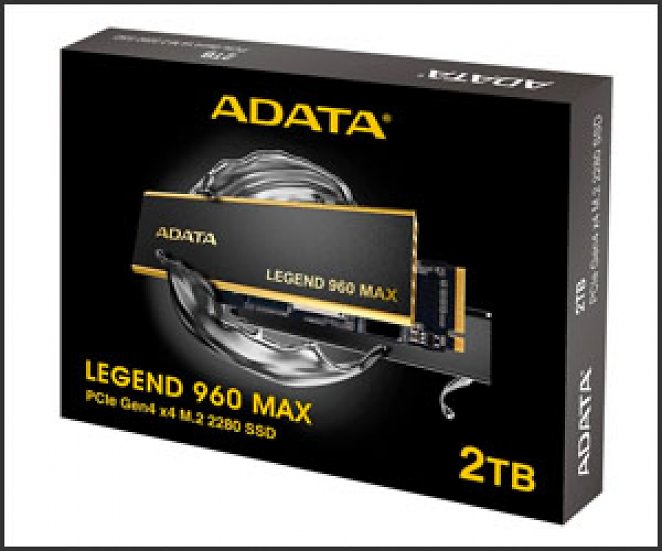 ADATA LEGEND 960 MAX 2 TB, SSD (dunkelgrau/gold, PCIe 4.0 x4, NVMe 1.4, M.2 2280) - PS5-kompatibel