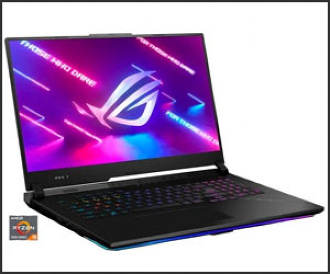 ASUS ROG Strix SCAR 17 (G733PZ-LL037), Gaming-Notebook (schwarz, ohne Betriebssystem, 43.9 cm (17.3 Zoll) & 240 Hz Display, 1 TB SSD)