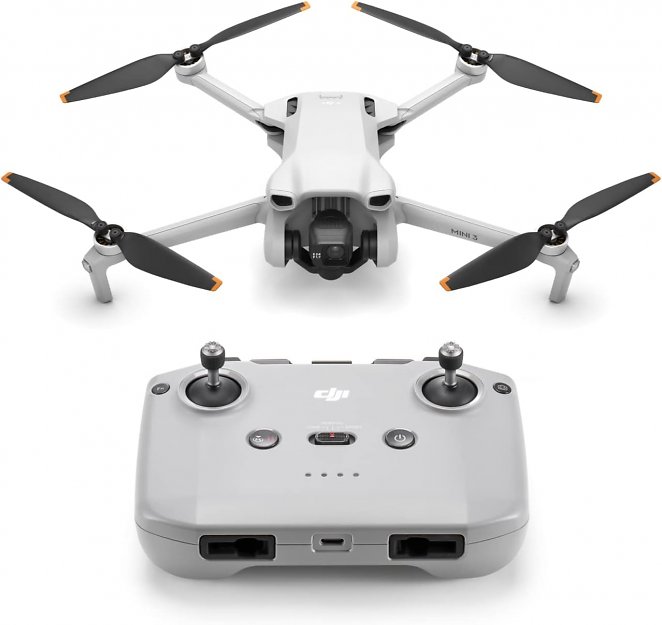 DJI Mini 3 - Leichte und faltbare Mini-Kameradrohne mit 4K HDR-Video