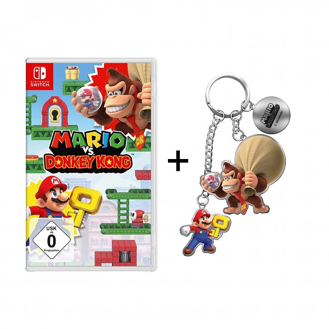 Mario vs. Donkey Kong + Schlüsselanhänger