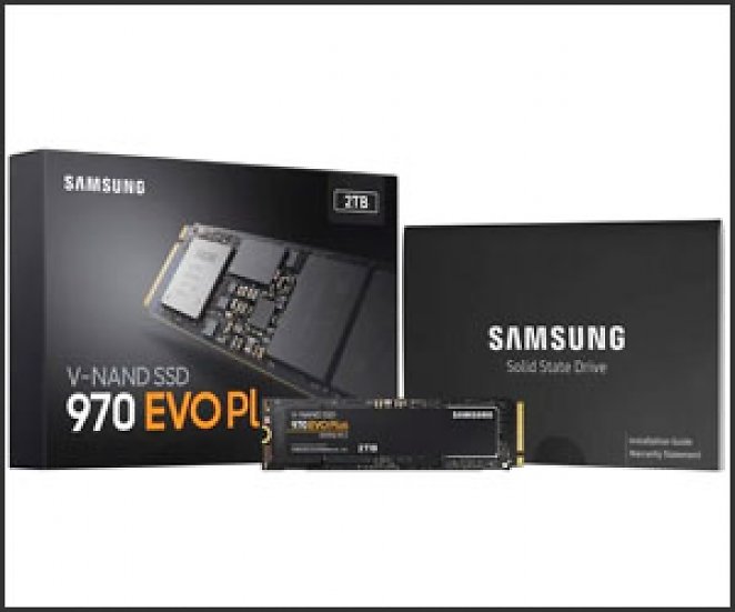 SAMSUNG 970 EVO Plus 2 TB, SSD (schwarz, PCIe 3.0 x4, NVMe 1.3, M.2 2280, intern)