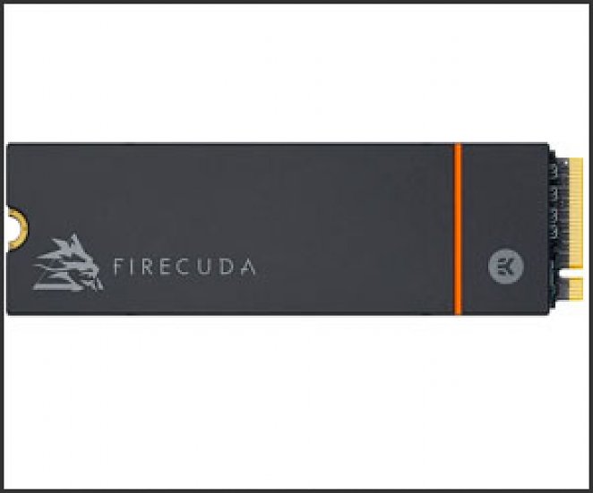 Seagate FireCuda 530 1 TB mit Kühlkörper, SSD (schwarz, PCIe 4.0 x4, NVMe 1.4, M.2 2280) - PS5-kompatibel
