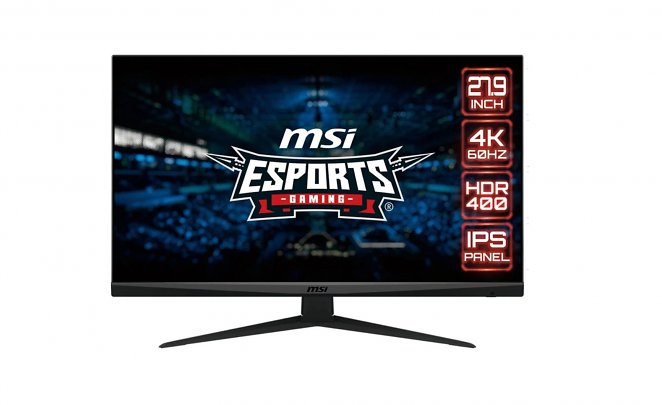MSI Optix G281UVDE, Gaming-Monitor; 27.9 Zoll, UltraHD, IPS, DisplayPort, HDMI, HDR 400, FreeSync