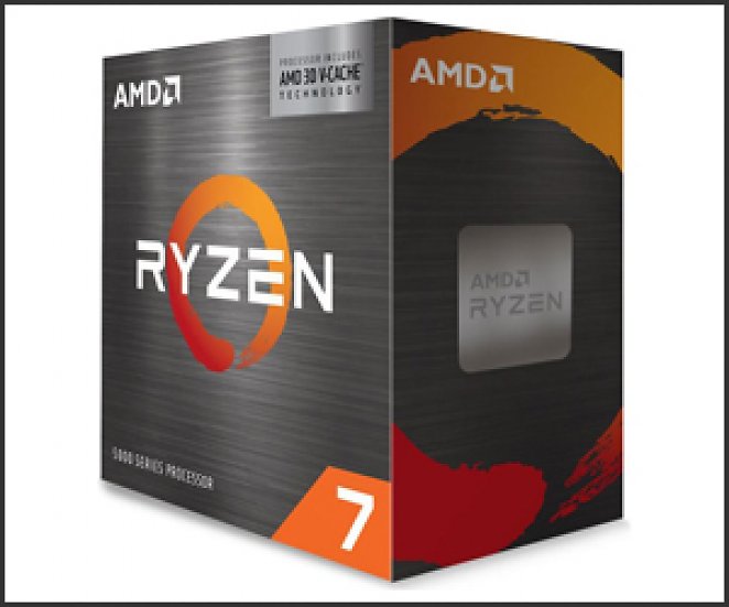 Ryzen 7 5700X3D, Sockel AM4, 8 Kerne/16 Threads, 3,0 GHz Basistatkt, 4,1 GHz Turbotakt, DDR4-3200