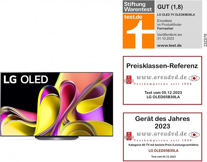 LG OLED65B39LA OLED-Fernseher