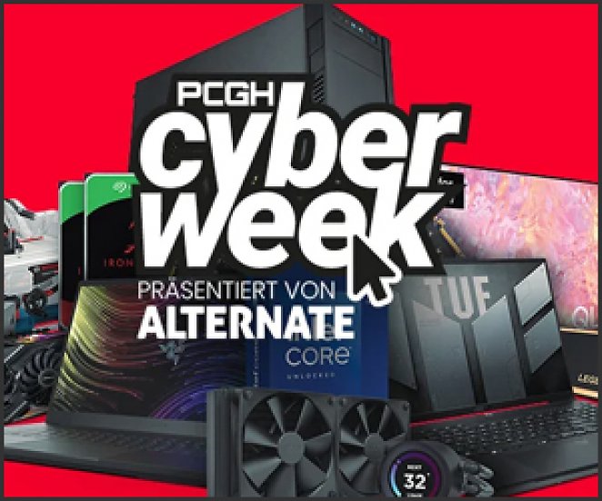 PCGH Cyber Week 2024 (10. bis 24. Mai - solange Vorrat reicht)