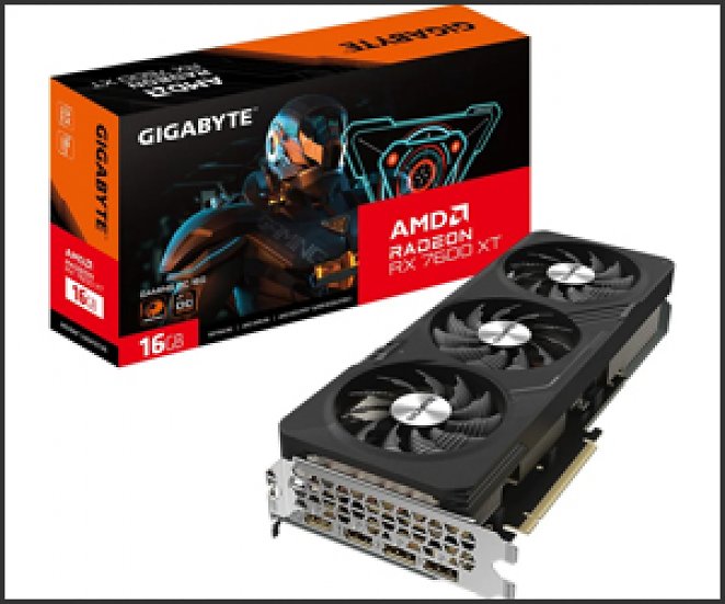Gigabyte Radeon RX 7600 XT Gaming OC (GV-R76XTGAMING OC-16GD), 16 GiByte
