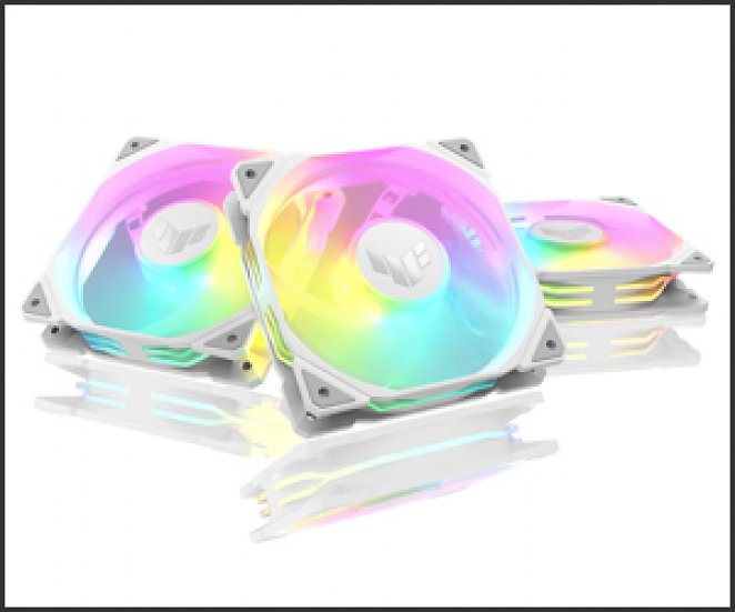 Asus TUF Gaming TR 120 ARGB, 120-mm-Lüfter mit 2.000 U/min, ARGB-Beleuchtung inkl. Aura Sync, 3er-Set