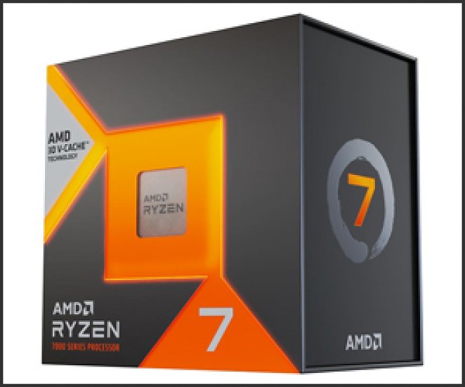 AMD Ryzen 7 7800X3D, 8 Kerne, 16 Threads, max. 5,8 GHz, Sockel AM5, max. DDR5-5200, IGP, 3D-Cache