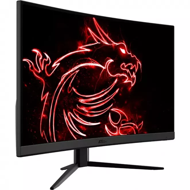 MSI Optix G27C4DE E2, Gaming-Monitor (69 cm (27 Zoll), schwarz, FullHD, VA, HDMI, DisplayPort, AMD Free-Sync Premium, 170Hz Panel)
