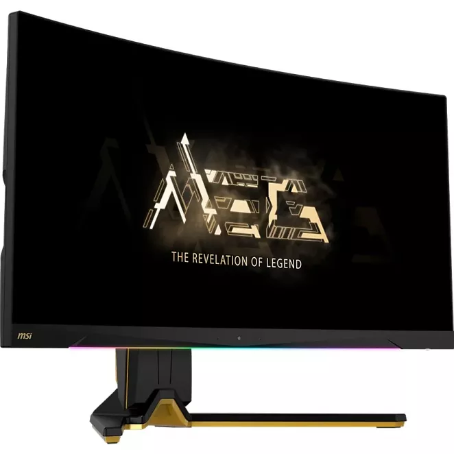 MSI MEG 342CDE QD-OLED, Gaming-Monitor (86.8 cm (34 Zoll), schwarz/gold, UWQHD, QD-OLED, 175Hz Panel)