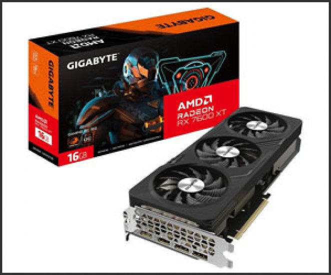 GIGABYTE Radeon RX 7600 XT GAMING OC 16G, Grafikkarte