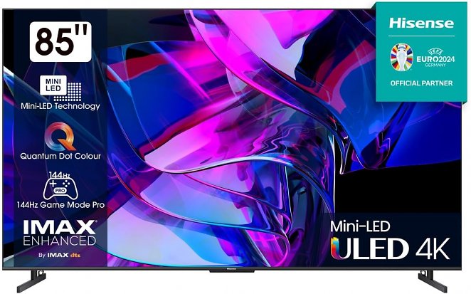 Hisense 85U7KQ LED TV (Flat, 85 Zoll / 217 cm, QLED 4K, SMART TV)