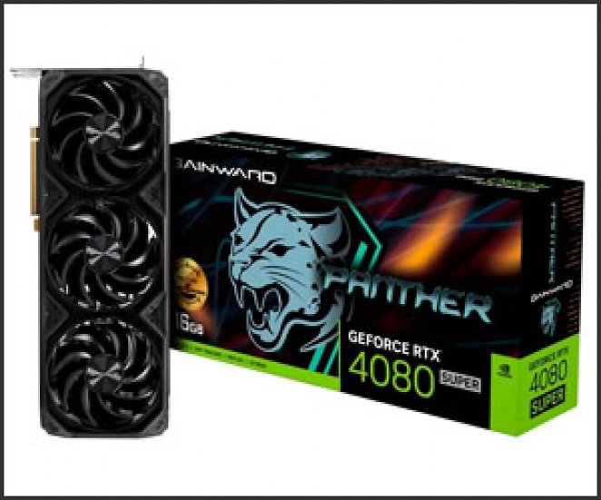Gainward GeForce RTX 4080 SUPER Panther OC, Grafikkarte (DLSS 3, 3x DisplayPort, 1x HDMI 2.1)