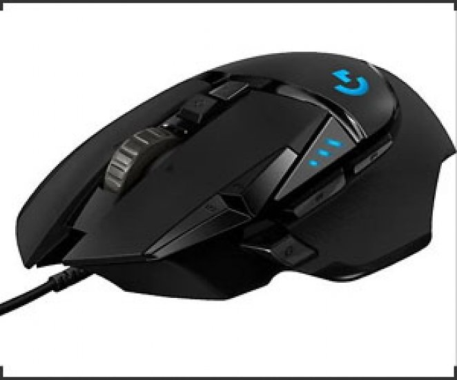 LOGITECH G502 HERO Gaming Maus, Schwarz
