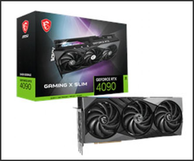 MSI GeForce RTX 4090 GAMING X SLIM - 24GB GDDR6X RAM - Grafikkarte