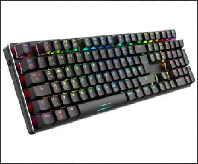 Sharkoon Skiller SGK36W, kabellose Gaming-Tastatur, Huano Red, DE-Layout, schwarz