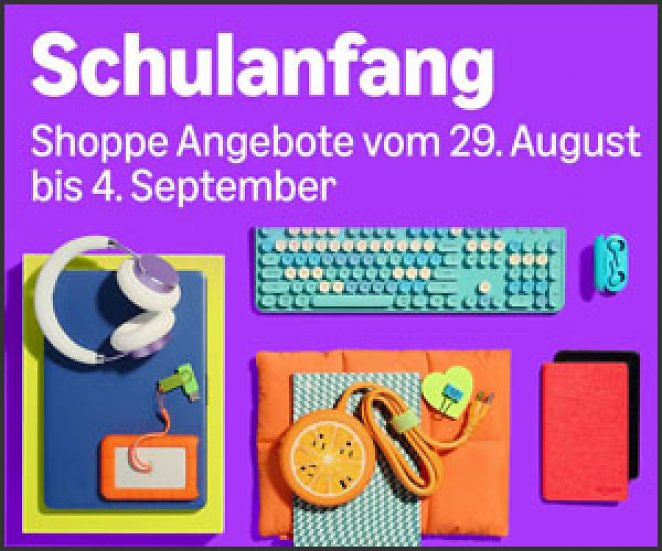 Back to School-Aktion bei Amazon (nur bis 04.09.2024)