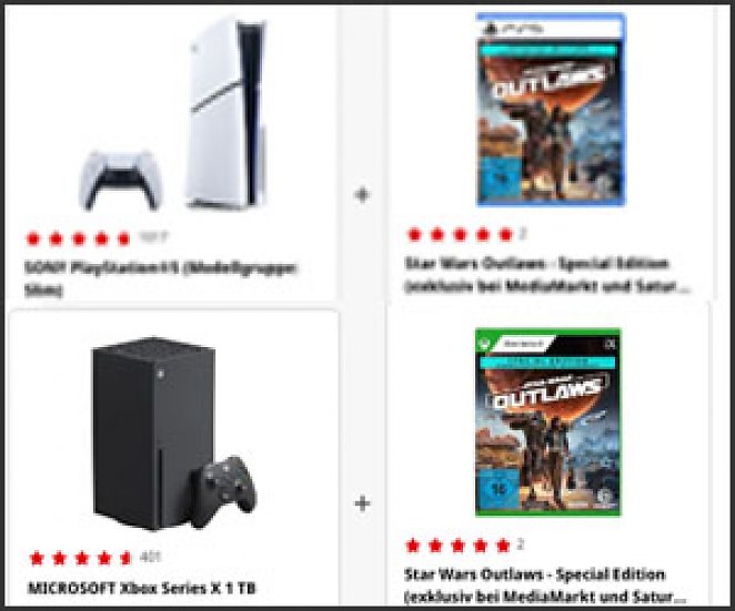Star Wars Outlaws gratis dazu bekommen beim Kauf von PS5 oder Xbox Series X