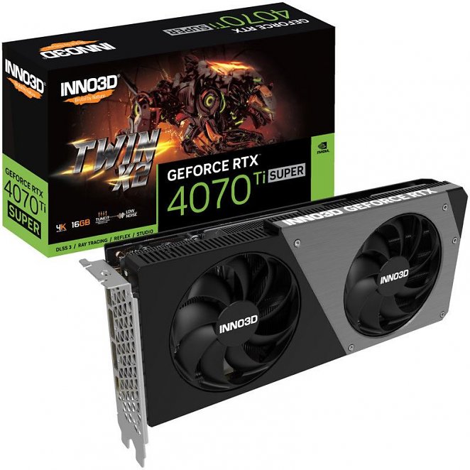 16GB INNO3D GeForce RTX 4070 Ti SUPER Twin X2