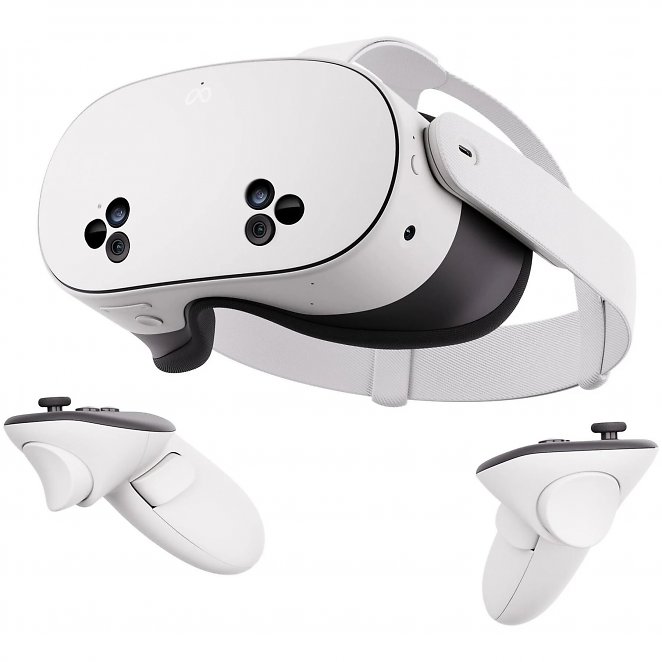 META Quest 3S 128 GB - Mit Batman: Arkham Shadow und 3-monatigem Meta Quest+ Probeabo - All-in-One-Headset VR Brille
