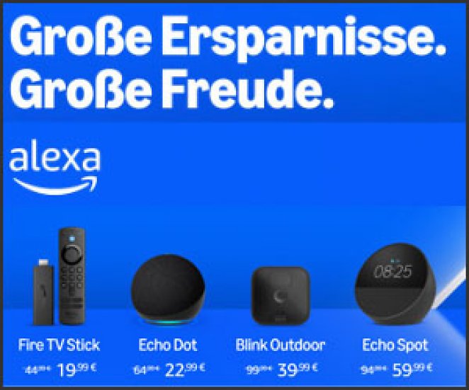 Amazon-Geräte für Alexa, Prime Video & Co.