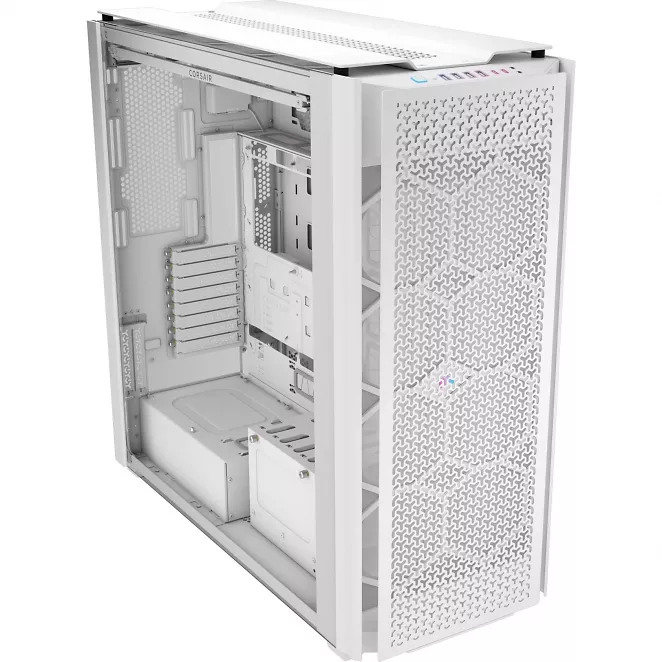 Corsair 9000D RGB Airfow - Super-Tower-Gehäuse - Weiß, Tempered Glass