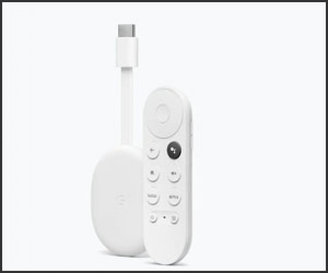Google Chromecast mit Google TV 4K weiß