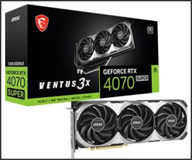 MSI GeForce RTX 4070 SUPER Ventus 3X OC Aktiv