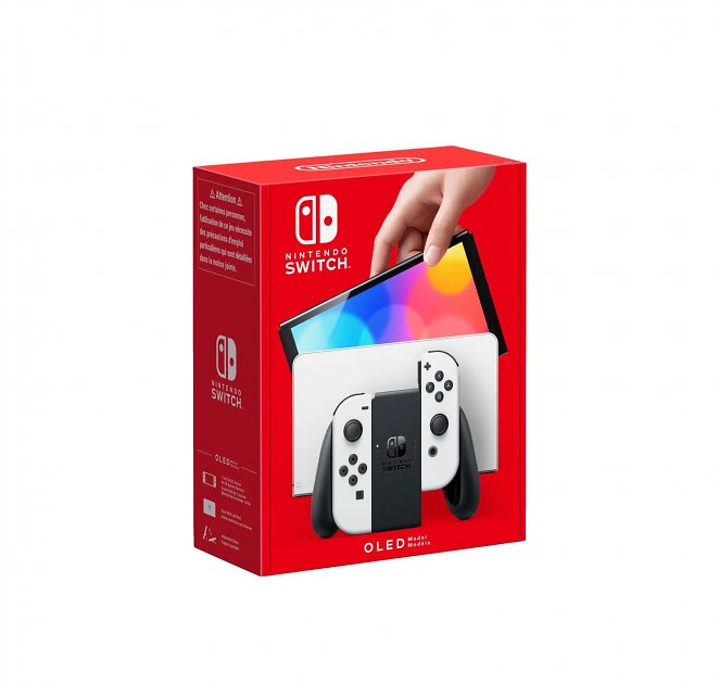 NINTENDO Switch (OLED-Modell) Neon-Rot/Neon-Blau / Weiß / Mario-Edition (rot)