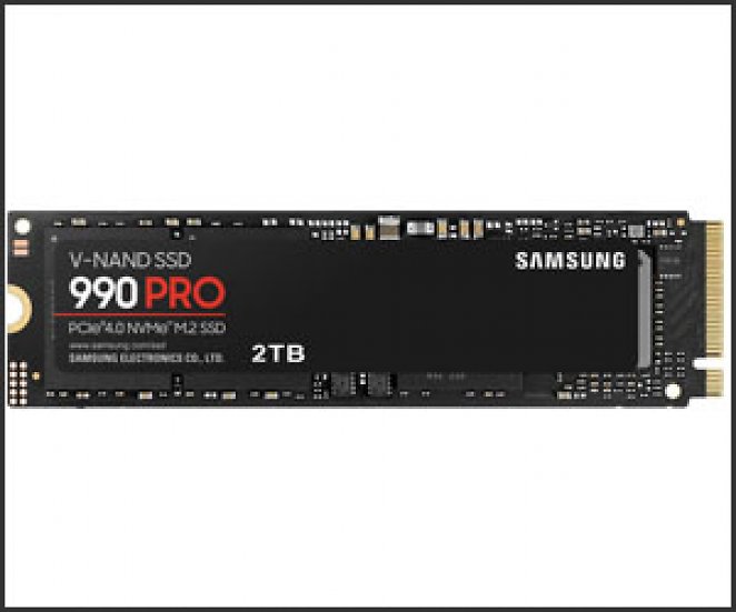SAMSUNG 990 PRO Festplatte, 2 TB SSD M.2 via NVMe, intern (PS5-komp.)