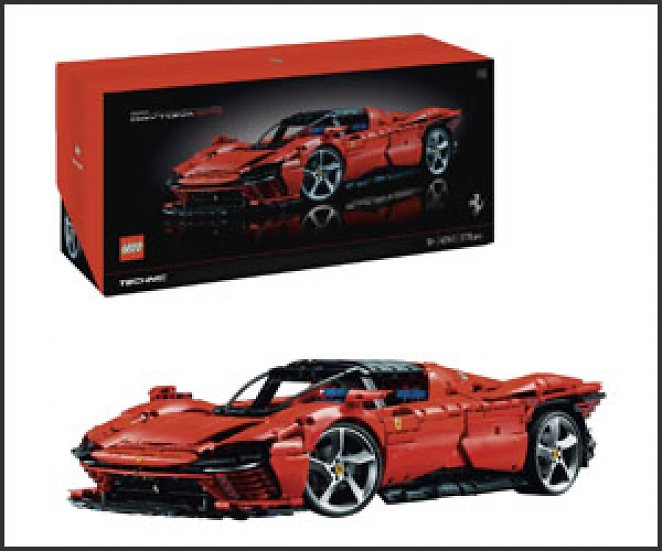 LEGO Technic 42143 Ferrari Daytona SP3 Bausatz, Mehrfarbig