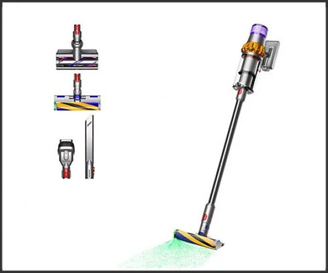 DYSON V15 DETECT ABSOLUTE (2023) Stielsauger, Akkubetrieb, 660 Watt