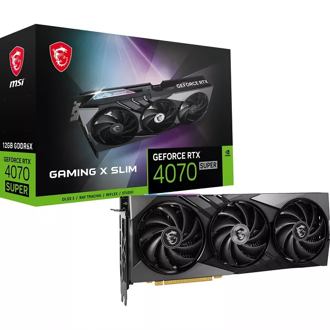 MSI GeForce RTX 4070 Super Gaming X Slim im Black November
