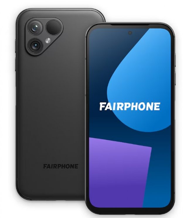 Fairphone 5 Dual-SIM 6GB/128GB matt black Android 14 Smartphone