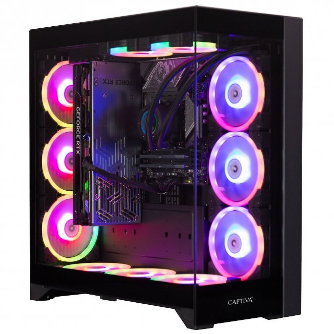 Captiva PC Highend Gaming R83-529 mit AMD Ryzen 7 7800X3D und NVIDIA Geforce RTX4080 Super