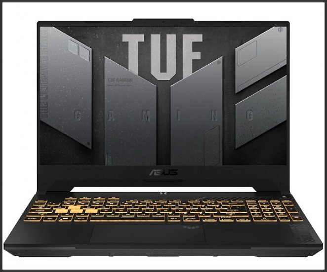 ASUS TUF Gaming F15 Gaming-Notebook (Windows 11 Home 64-Bit, 15,6 Zoll/144 Hz, RTX 4070, 1 TB SSD)