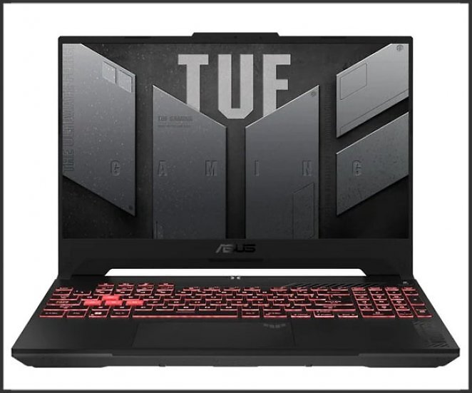 ASUS TUF Gaming A15 Gaming-Notebook (Windows 11 Home 64-Bit, 39.6 cm 15,6 Zoll/144 Hz, RTX 4060, 1 TB SSD)
