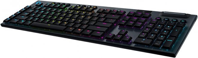 Logitech G915 LIGHTSPEED kabellose mechanische Gaming-Tastatur - Carbon