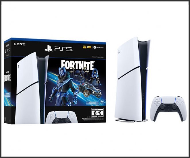 SONY PlayStation®5 Digital Edition - Fortnite® Cobalt Star Bundle (Modellgruppe - Slim)*