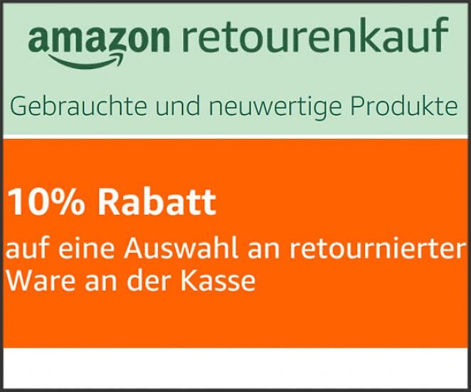 Rabatt-Aktion für Amazon Retourenkauf (ehemals Warehouse Deals)