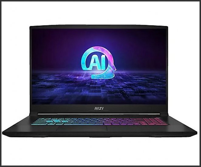 MSI Katana A17 AI B8VF-878, Gaming Notebook, mit 17,3 Zoll Display, AMD Ryzen™ 7,8845HS Prozessor, GeForce RTX 4060