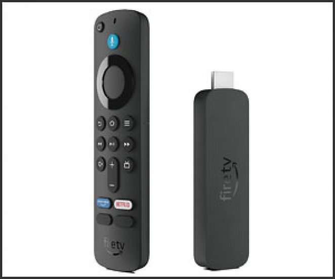 AMAZON Fire TV Stick 4K (2. Gen) Streaming Stick 8 GB, Schwarz