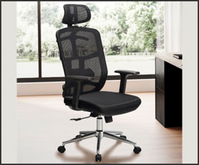 Bürostuhl FineBuy Schreibtischstuhl Mesh Schwarz Drehstuhl Ergonomisch 120 kg