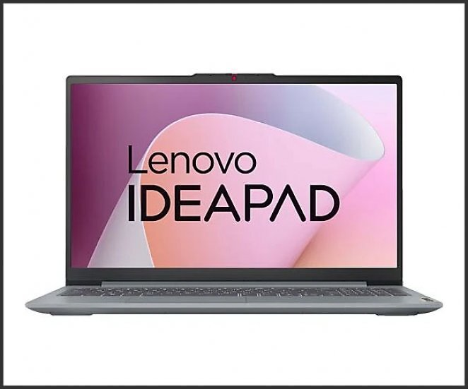 LENOVO IdeaPad Slim 3, Notebook, mit 15,6 Zoll Display, AMD Ryzen 5,7520U Prozessor, 8 GB RAM, 512 GB SSD, Windows 11 Home (64 Bit)