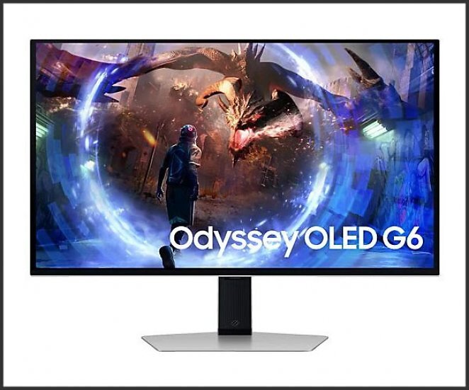 SAMSUNG Odyssey OLED G60SD 27 Zoll WQHD Gaming Monitor (0,3 Reaktionszeit, 360 Hz (max.))
