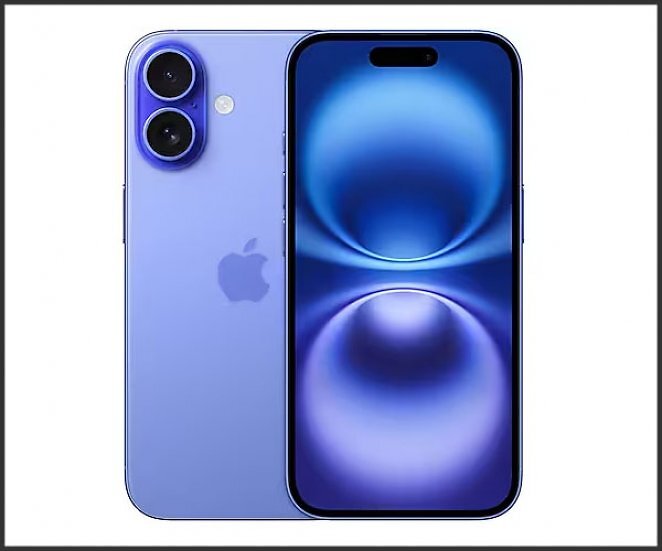 Apple iPhone 16 - 128 GB - Ultramarin