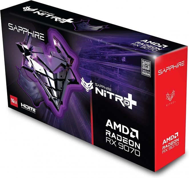 Sapphire Nitro+ Radeon RX 9070 Gaming OC